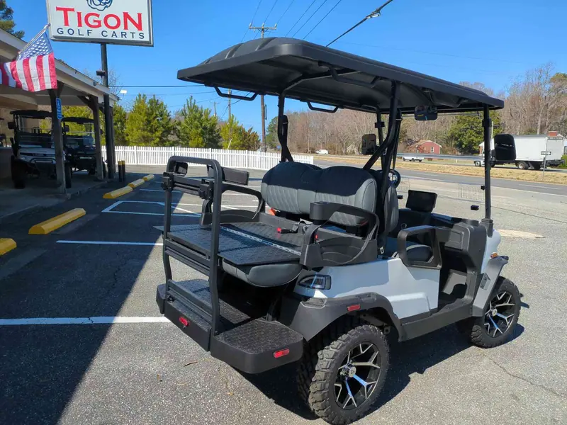 New white electric 2026 Denago Nomad XL lifted golf cart for sale in Gloucester Point, VA — photo 5