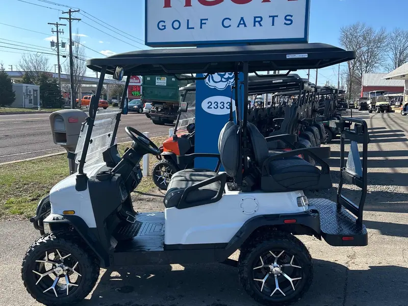 New white electric 2026 Denago Nomad XL lifted golf cart for sale in Hatfield, PA — photo 2