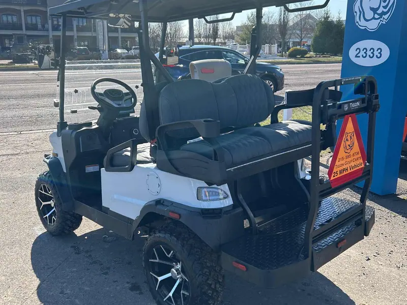 New white electric 2026 Denago Nomad XL lifted golf cart for sale in Hatfield, PA — photo 3