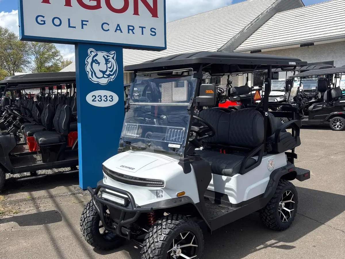 New white electric 2026 Denago Nomad XL lifted golf cart for sale in Hatfield, PA