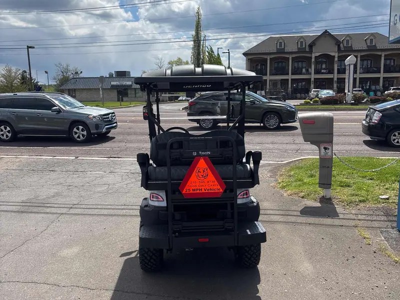 New white electric 2026 Denago Nomad XL lifted golf cart for sale in Hatfield, PA — photo 4
