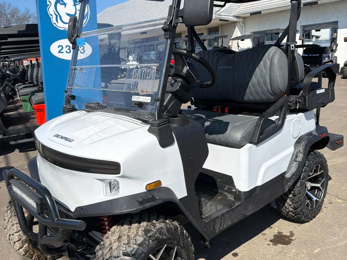 New white electric 2026 Denago Nomad XL lifted golf cart for sale in Hatfield, PA