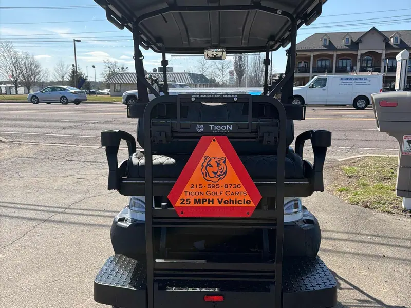 New white electric 2026 Denago Nomad XL lifted golf cart for sale in Hatfield, PA — photo 4