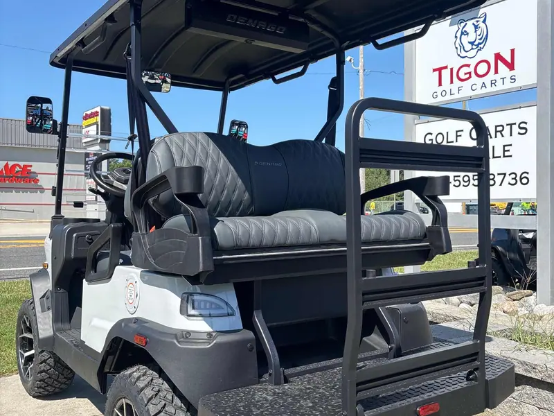 New white electric 2026 Denago Nomad XL lifted golf cart for sale in Ocean View, NJ — photo 3