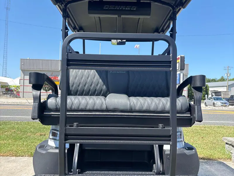 New white electric 2026 Denago Nomad XL lifted golf cart for sale in Ocean View, NJ — photo 4