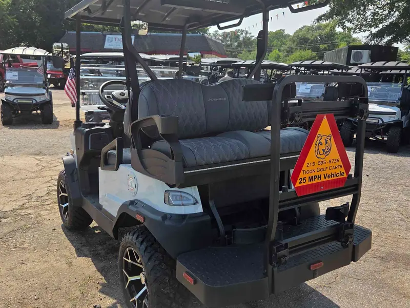 New white electric 2026 Denago Nomad XL lifted golf cart for sale in Raleigh, NC — photo 3