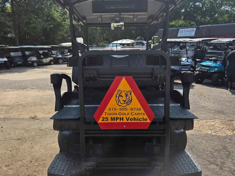 New white electric 2026 Denago Nomad XL lifted golf cart for sale in Raleigh, NC — photo 4