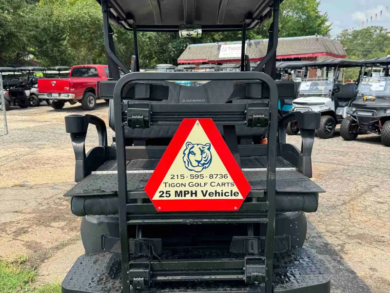 New white electric 2026 Denago Nomad XL lifted golf cart for sale in Raleigh, NC — photo 4