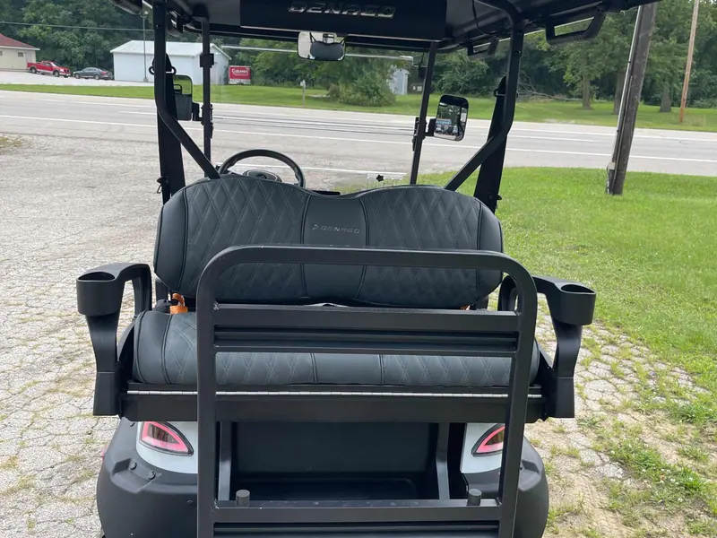 New white electric 2026 Denago Nomad XL lifted golf cart for sale in Swanton, OH — photo 4