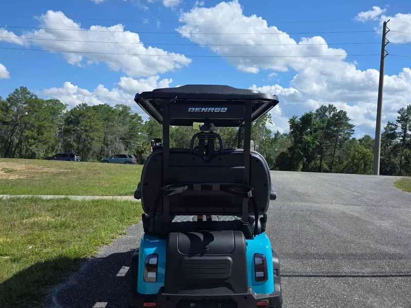 New aqua electric 2026 Denago Rover XL lifted golf cart for sale in Hatfield, PA — photo 4