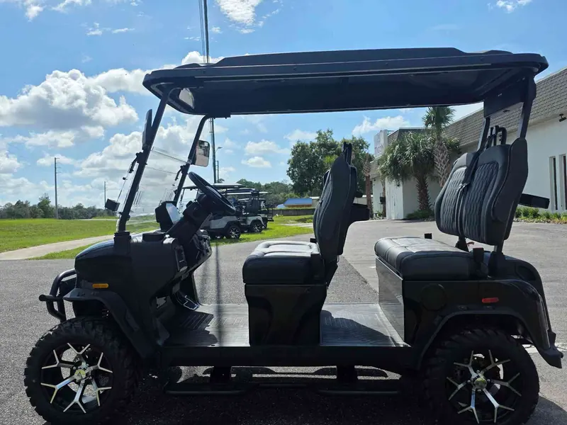 New black electric 2026 Denago Rover XL lifted golf cart for sale in Lecanto, FL — photo 2