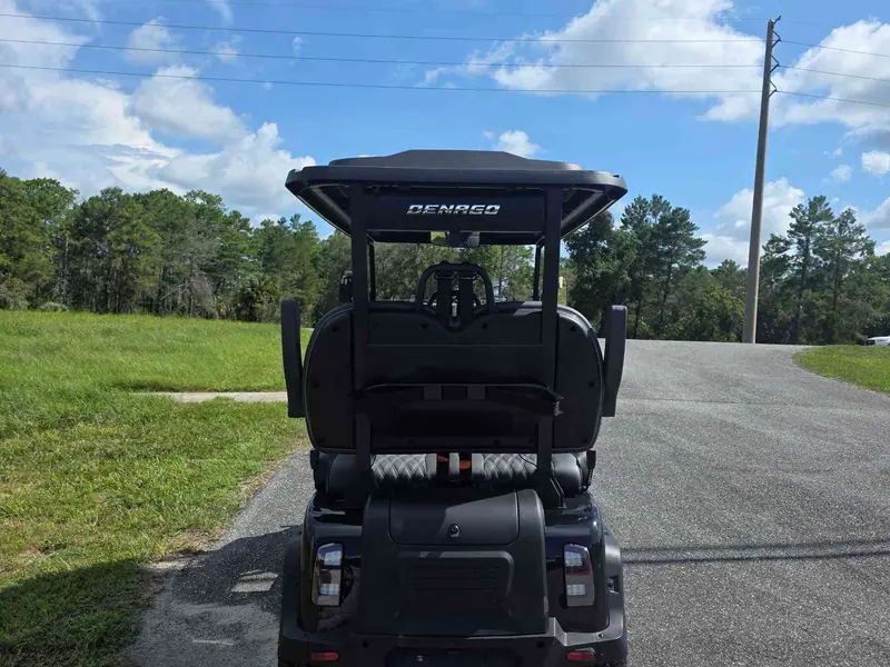 New black electric 2026 Denago Rover XL lifted golf cart for sale in Lecanto, FL — photo 4