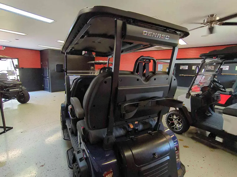 New blue electric 2026 Denago Rover XL lifted golf cart for sale in Gloucester Point, VA — photo 3