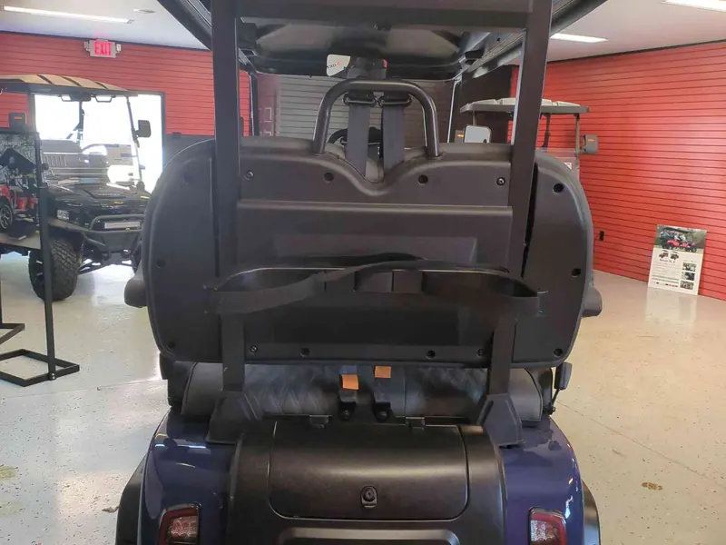 New blue electric 2026 Denago Rover XL lifted golf cart for sale in Gloucester Point, VA — photo 4