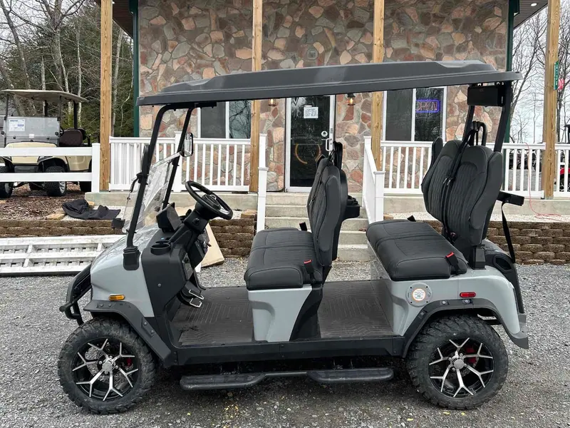 New gray electric 2026 Denago Rover XL lifted golf cart for sale in Long Pond, PA — photo 2