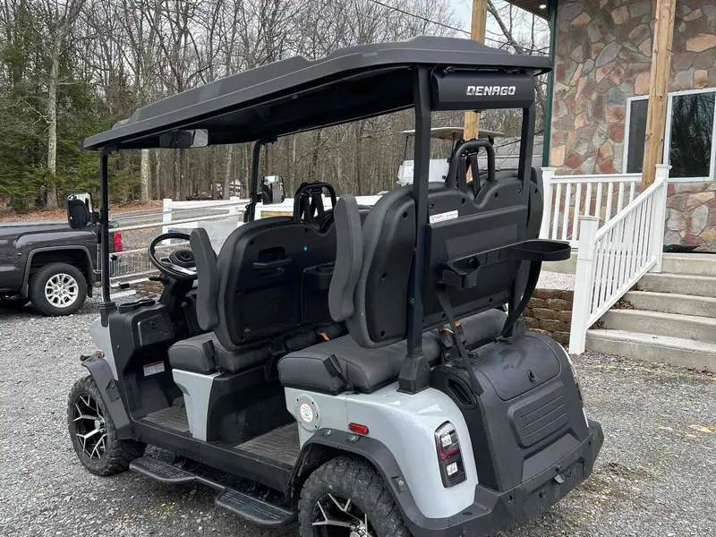 New gray electric 2026 Denago Rover XL lifted golf cart for sale in Long Pond, PA — photo 3