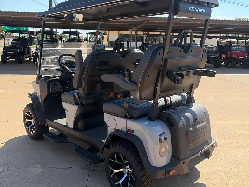 New gray electric 2026 Denago Rover XL lifted golf cart for sale in Wichita Falls, TX — photo 3