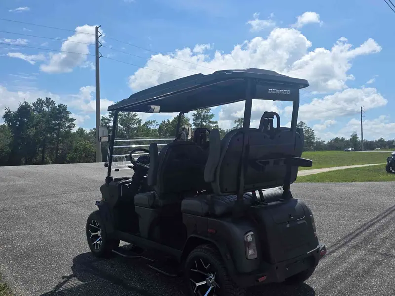 New matte black electric 2026 Denago Rover XL lifted golf cart for sale in Lecanto, FL — photo 3