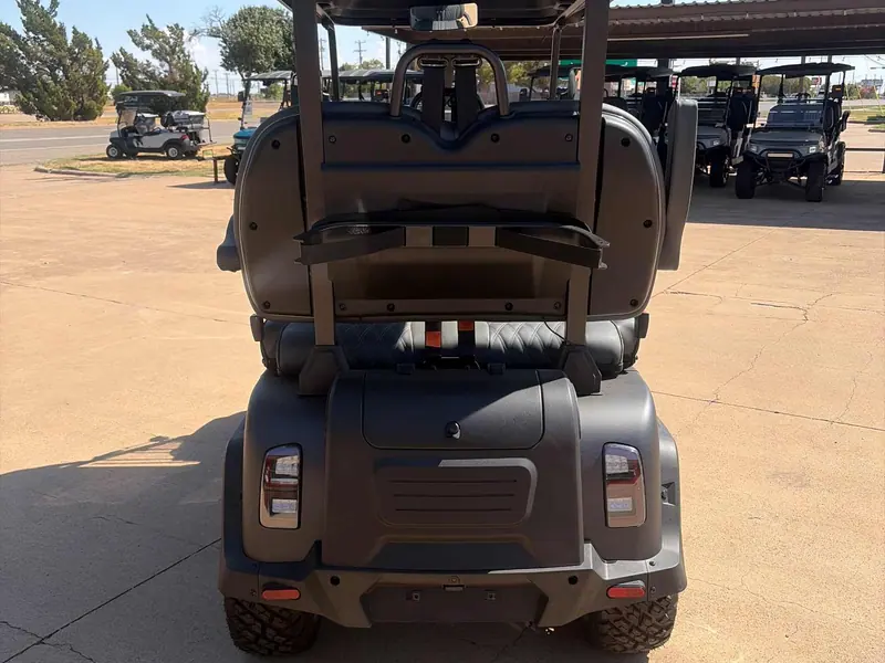 New matte black electric 2026 Denago Rover XL lifted golf cart for sale in Wichita Falls, TX — photo 4