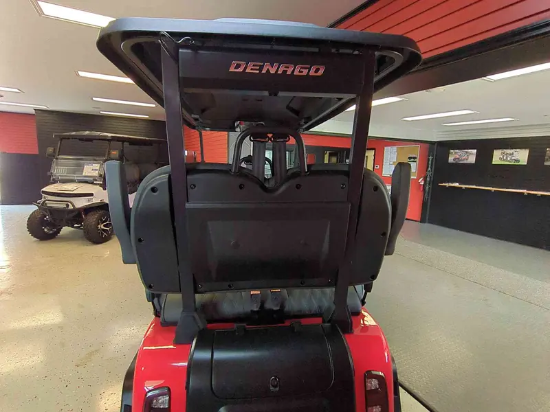 New red electric 2026 Denago Rover XL lifted golf cart for sale in Gloucester Point, VA — photo 4