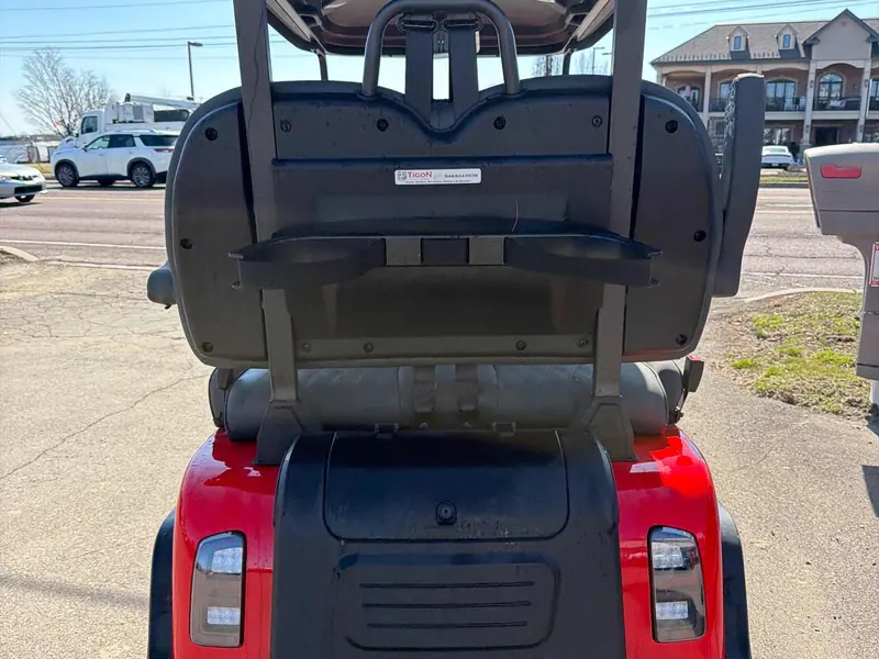 New scarlet electric 2026 Denago Rover XL lifted golf cart for sale in Hatfield, PA — photo 4
