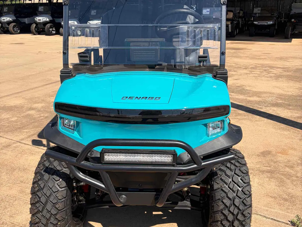 New aqua electric 2026 Denago Rover XL6 lifted golf cart for sale in Wichita Falls, TX