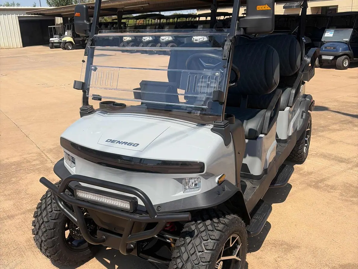 New gray electric 2026 Denago Rover XL6 lifted golf cart for sale in Wichita Falls, TX