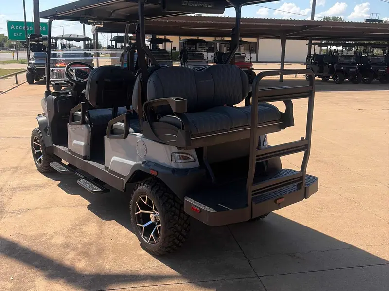 New gray electric 2026 Denago Rover XL6 lifted golf cart for sale in Wichita Falls, TX — photo 3