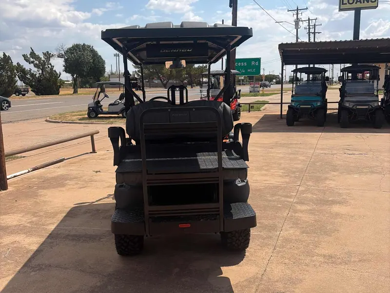 New matte black electric 2026 Denago Rover XL6 lifted golf cart for sale in Wichita Falls, TX — photo 4