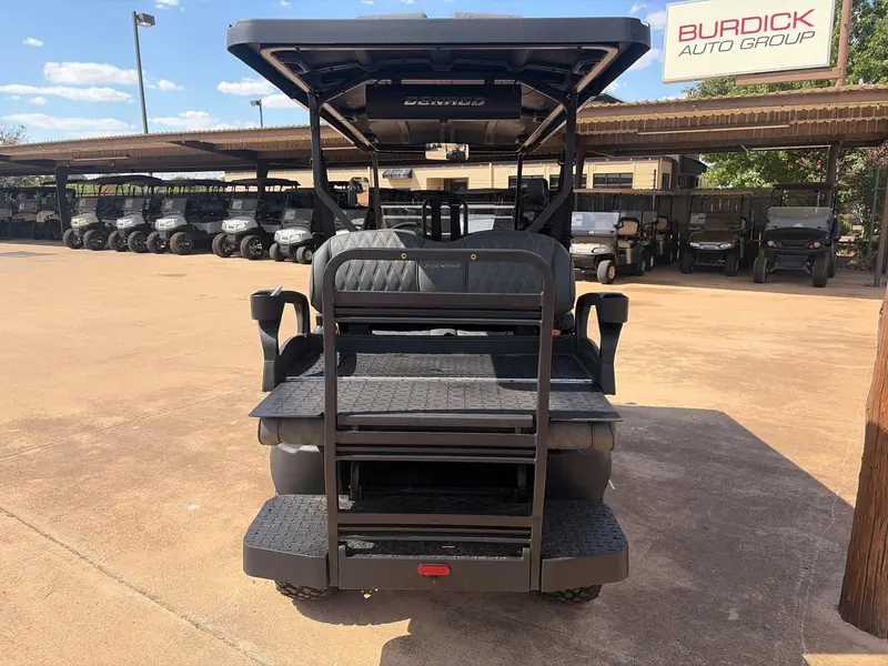 New matte black electric 2026 Denago Rover XL6 lifted golf cart for sale in Wichita Falls, TX — photo 4