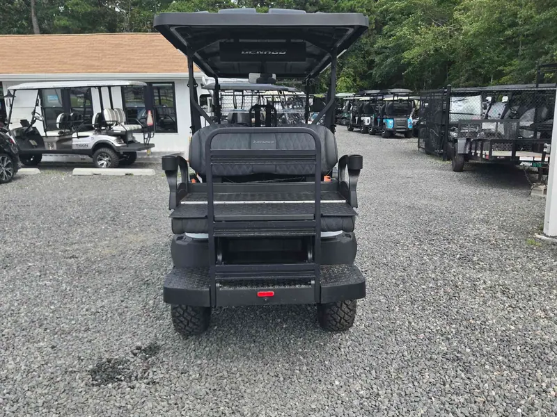 New matte white electric 2026 Denago Rover XL6 lifted golf cart for sale in Waretown, NJ — photo 4