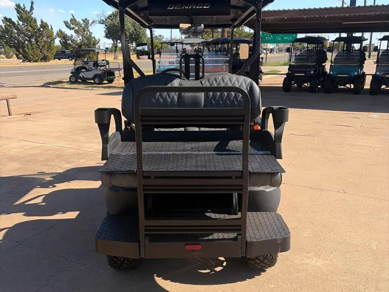 New matte white electric 2026 Denago Rover XL6 lifted golf cart for sale in Wichita Falls, TX — photo 4