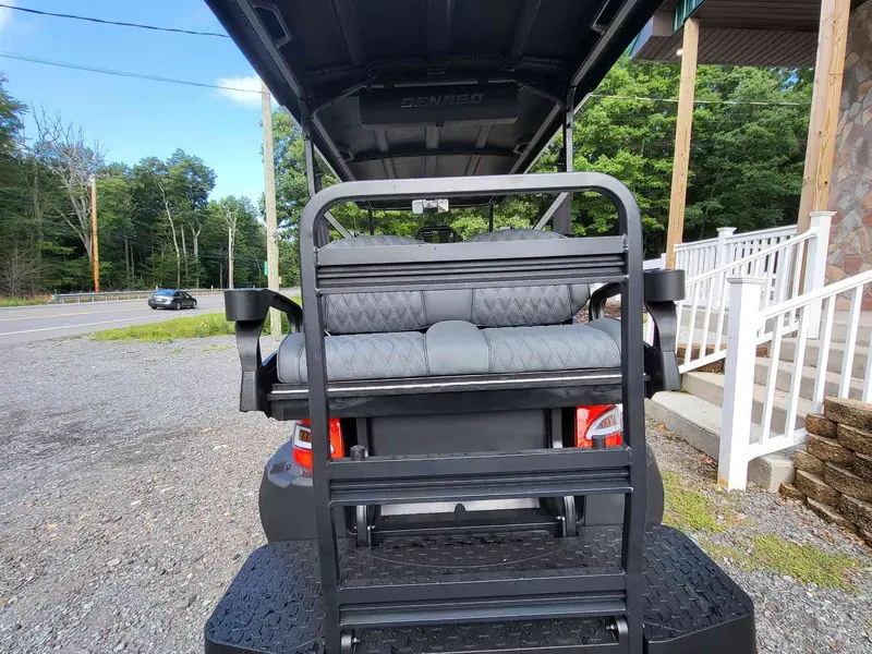 New scarlet electric 2026 Denago Rover XL6 lifted golf cart for sale in Long Pond, PA — photo 4