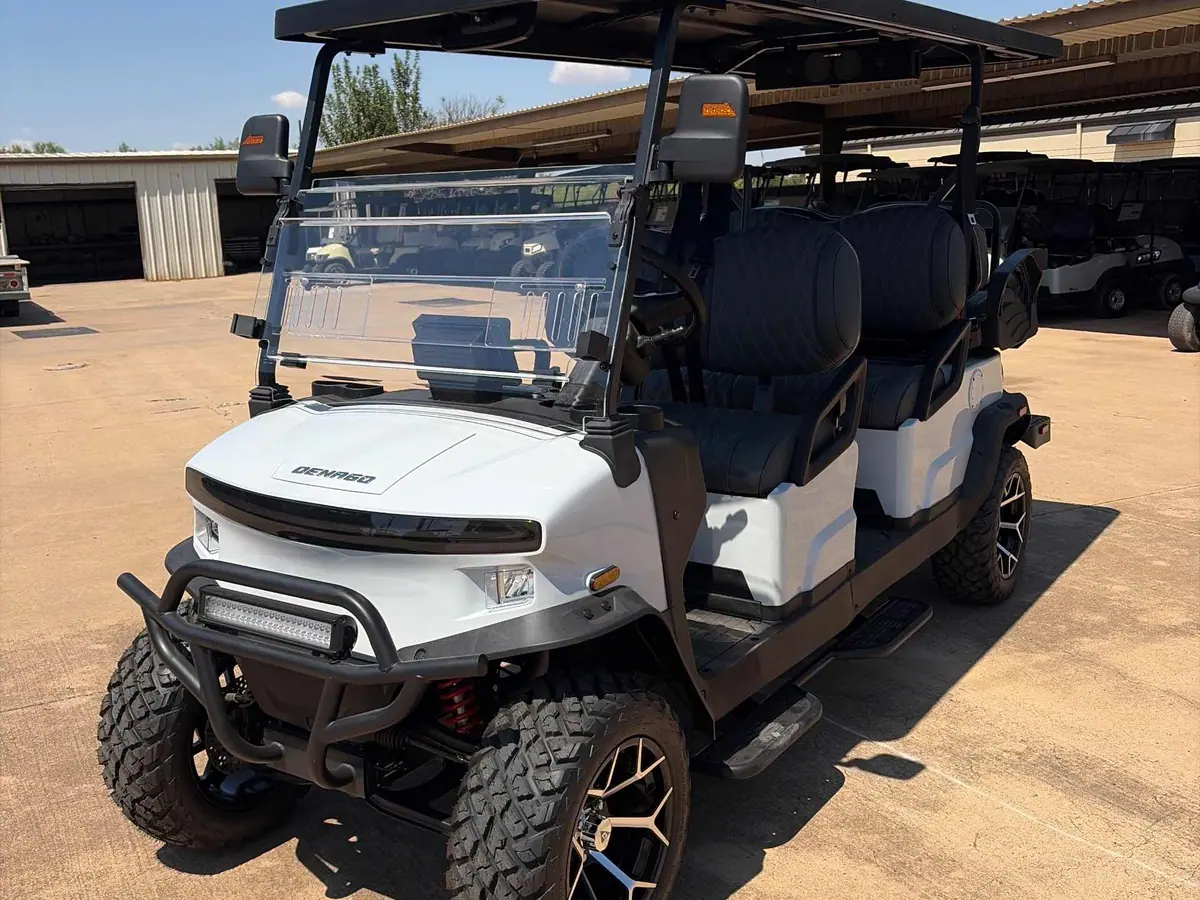 New white electric 2026 Denago Rover XL6 lifted golf cart for sale in Wichita Falls, TX