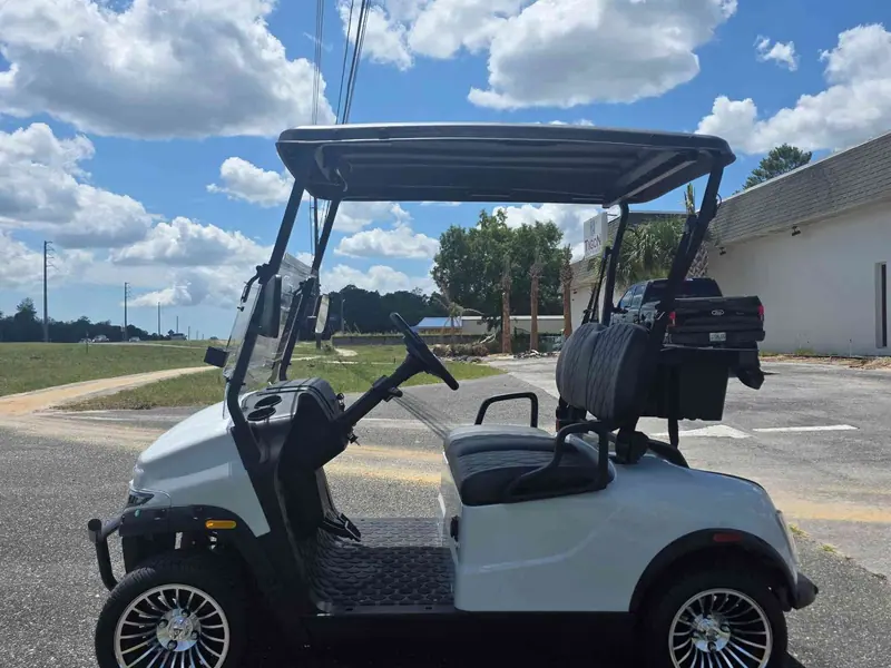 New white electric 2026 Denago Scout 2 golf cart for sale in Lecanto, FL — photo 2