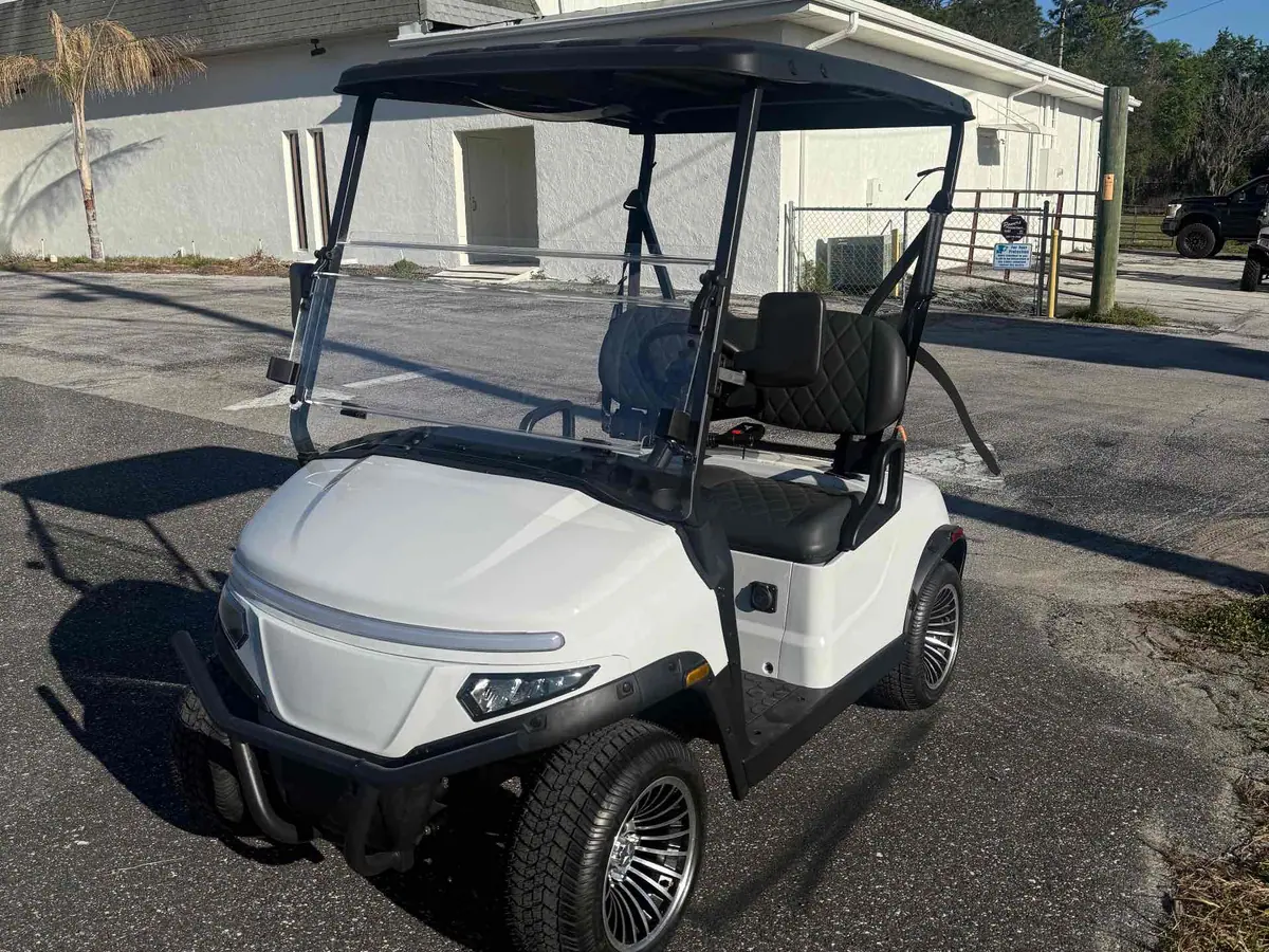 New white electric 2026 Denago Scout 2 golf cart for sale in Lecanto, FL