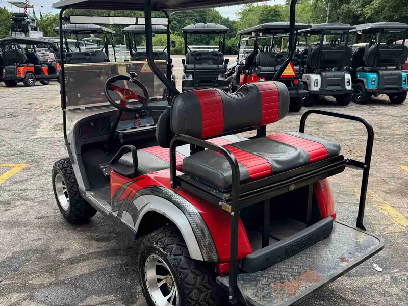 Used red electric 1999 EZGO Other lifted golf cart for sale in Raleigh, NC — photo 3
