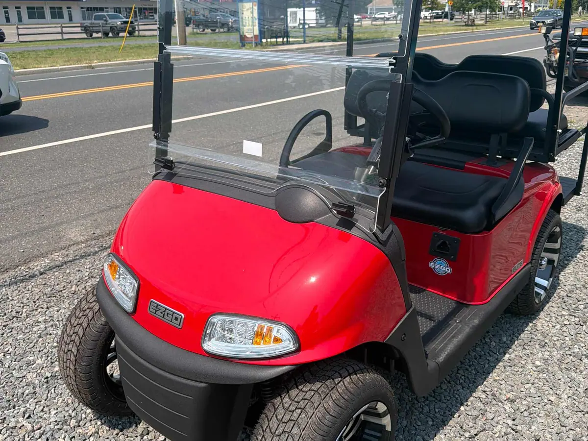 Used red electric 2021 EZGO Other golf cart for sale in Waretown, NJ
