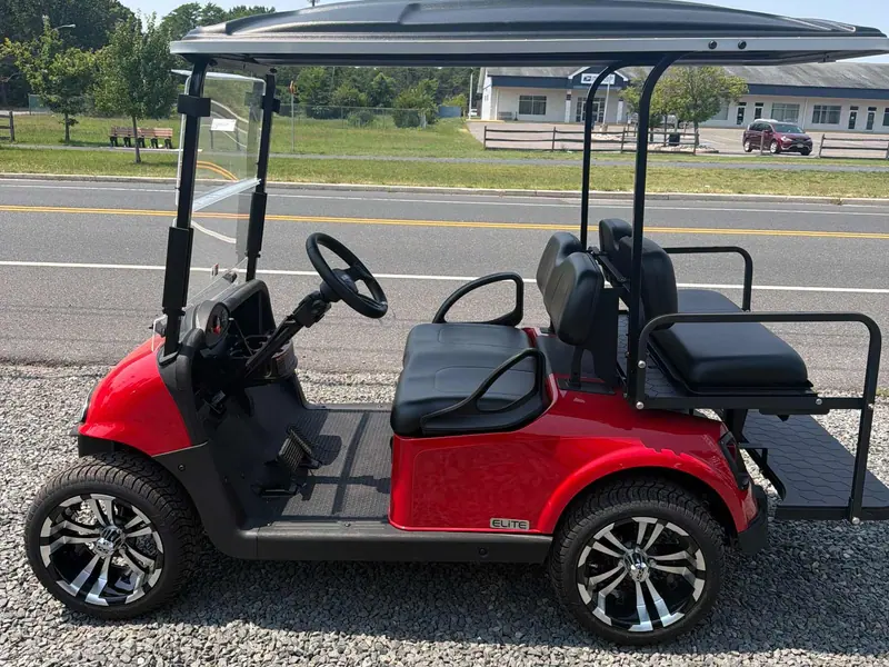 Used red electric 2021 EZGO Other golf cart for sale in Waretown, NJ — photo 2