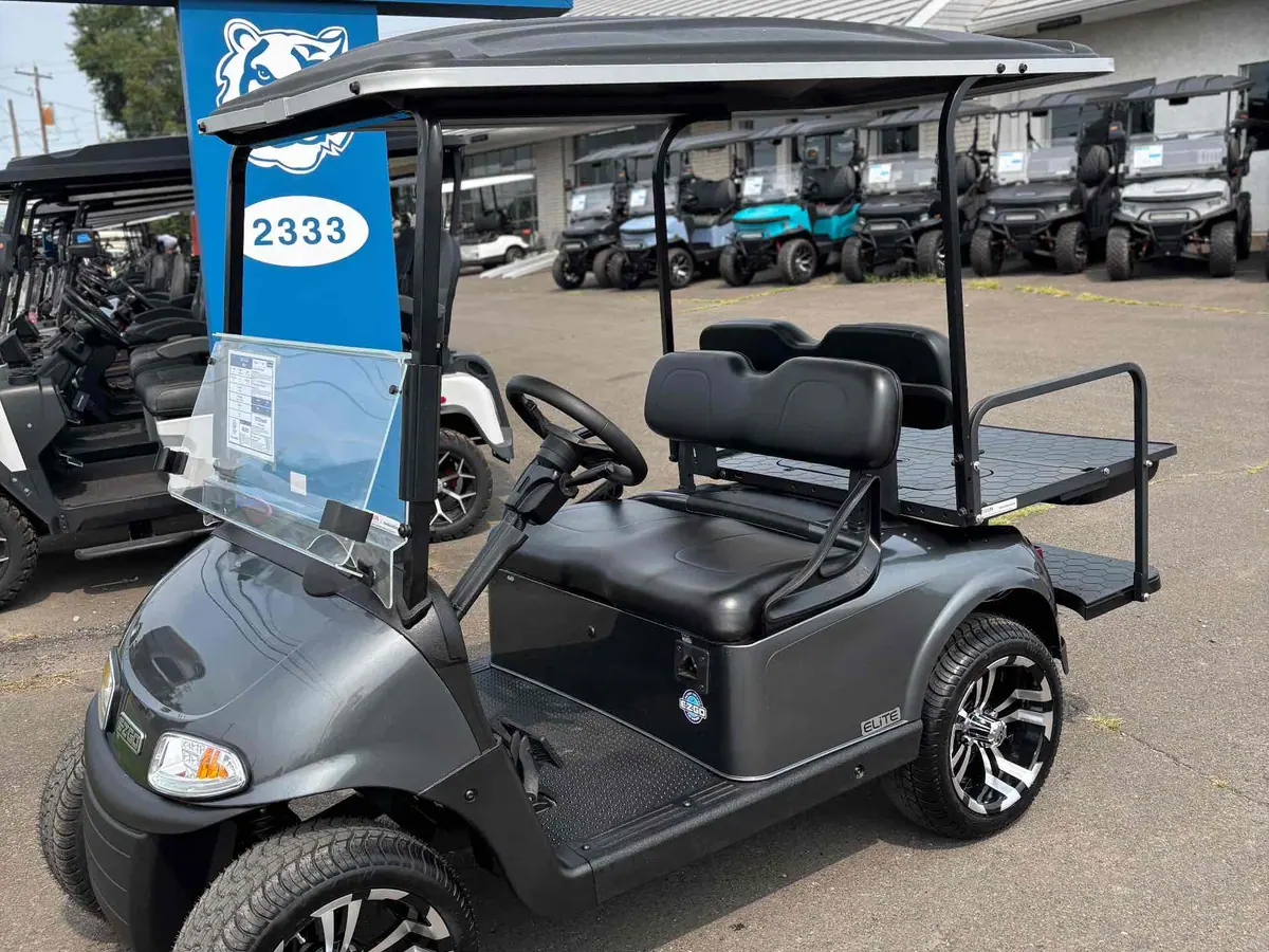 Used black electric 2021 EZGO RXV golf cart for sale in Hatfield, PA