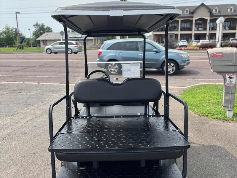 Used black electric 2021 EZGO RXV golf cart for sale in Hatfield, PA — photo 4
