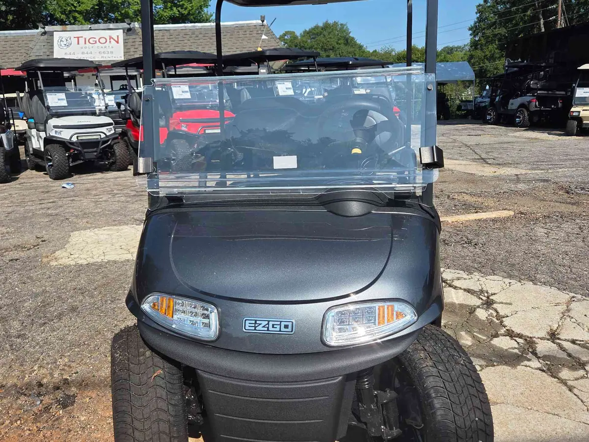 Used gray electric 2021 EZGO RXV golf cart for sale in Raleigh, NC