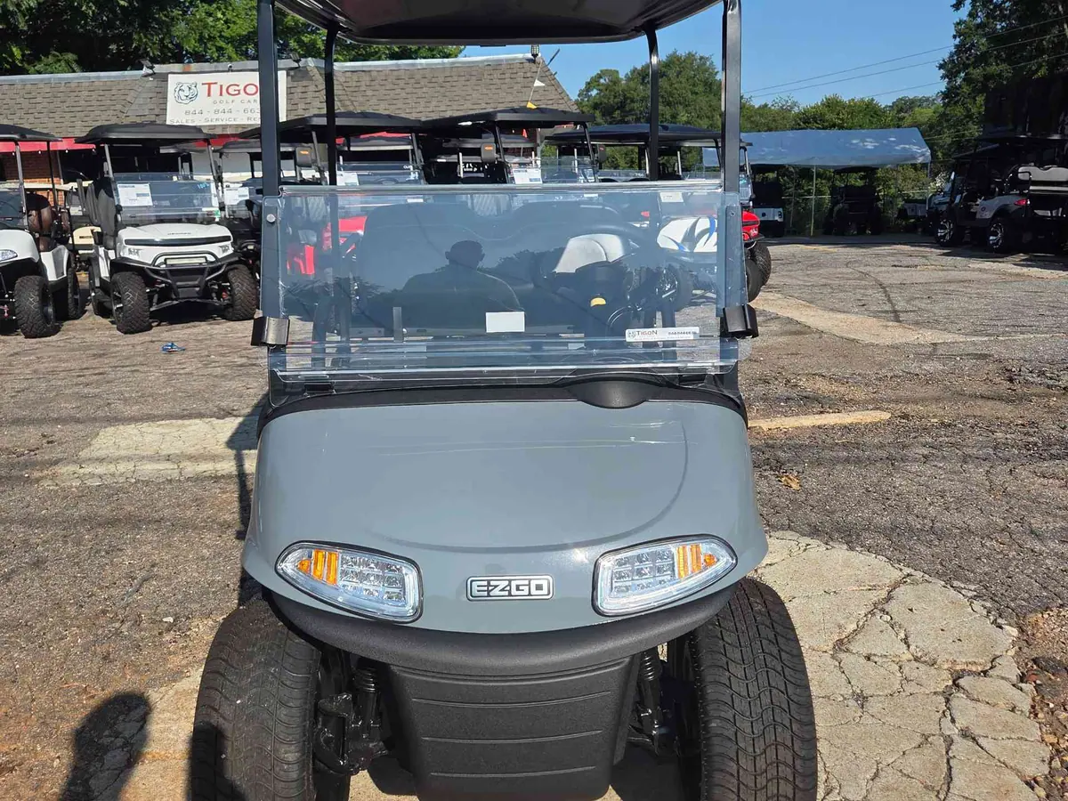 Used gray electric 2021 EZGO RXV golf cart for sale in Raleigh, NC