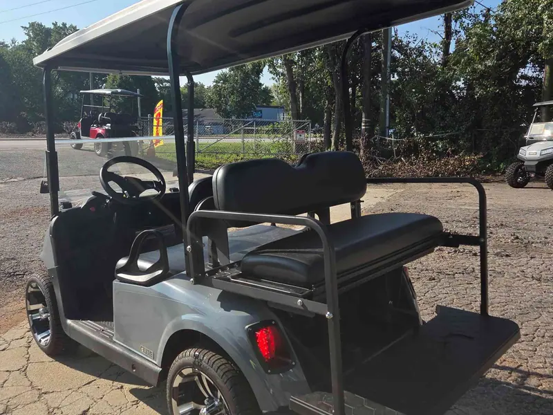 Used gray electric 2021 EZGO RXV golf cart for sale in Raleigh, NC — photo 4