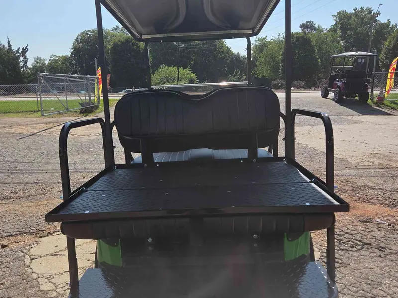 Used green electric 2021 EZGO RXV golf cart for sale in Raleigh, NC — photo 5