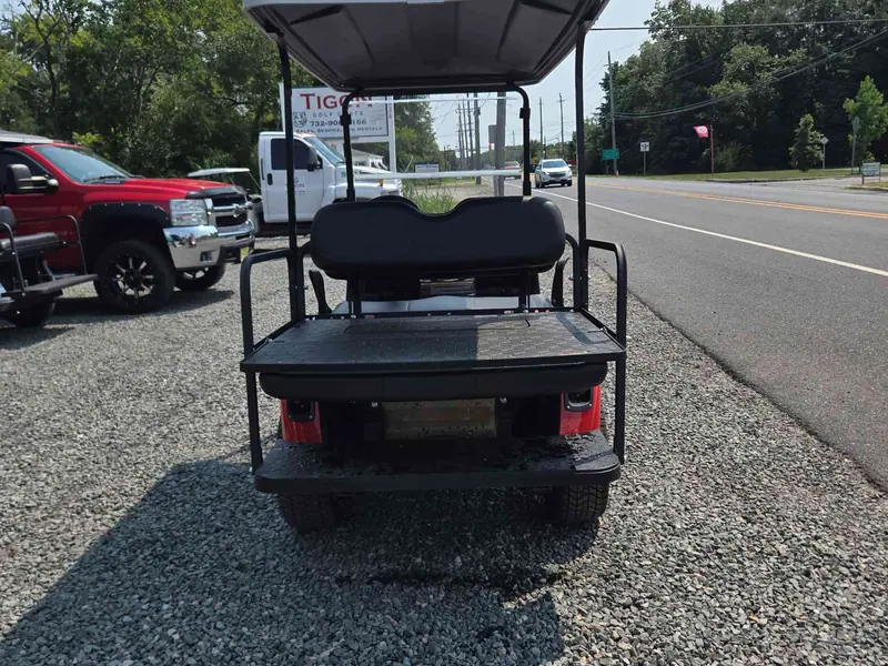 Used red electric 2021 EZGO RXV golf cart for sale in Waretown, NJ — photo 4