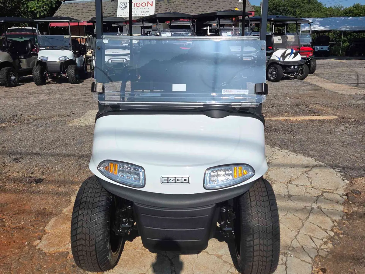 Used white electric 2021 EZGO RXV golf cart for sale in Raleigh, NC
