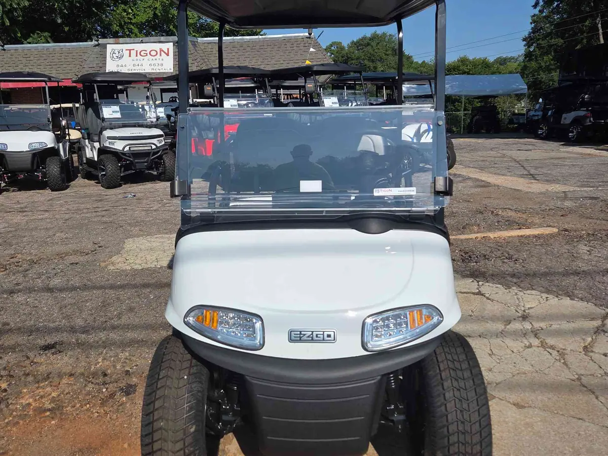 Used white electric 2021 EZGO RXV golf cart for sale in Raleigh, NC