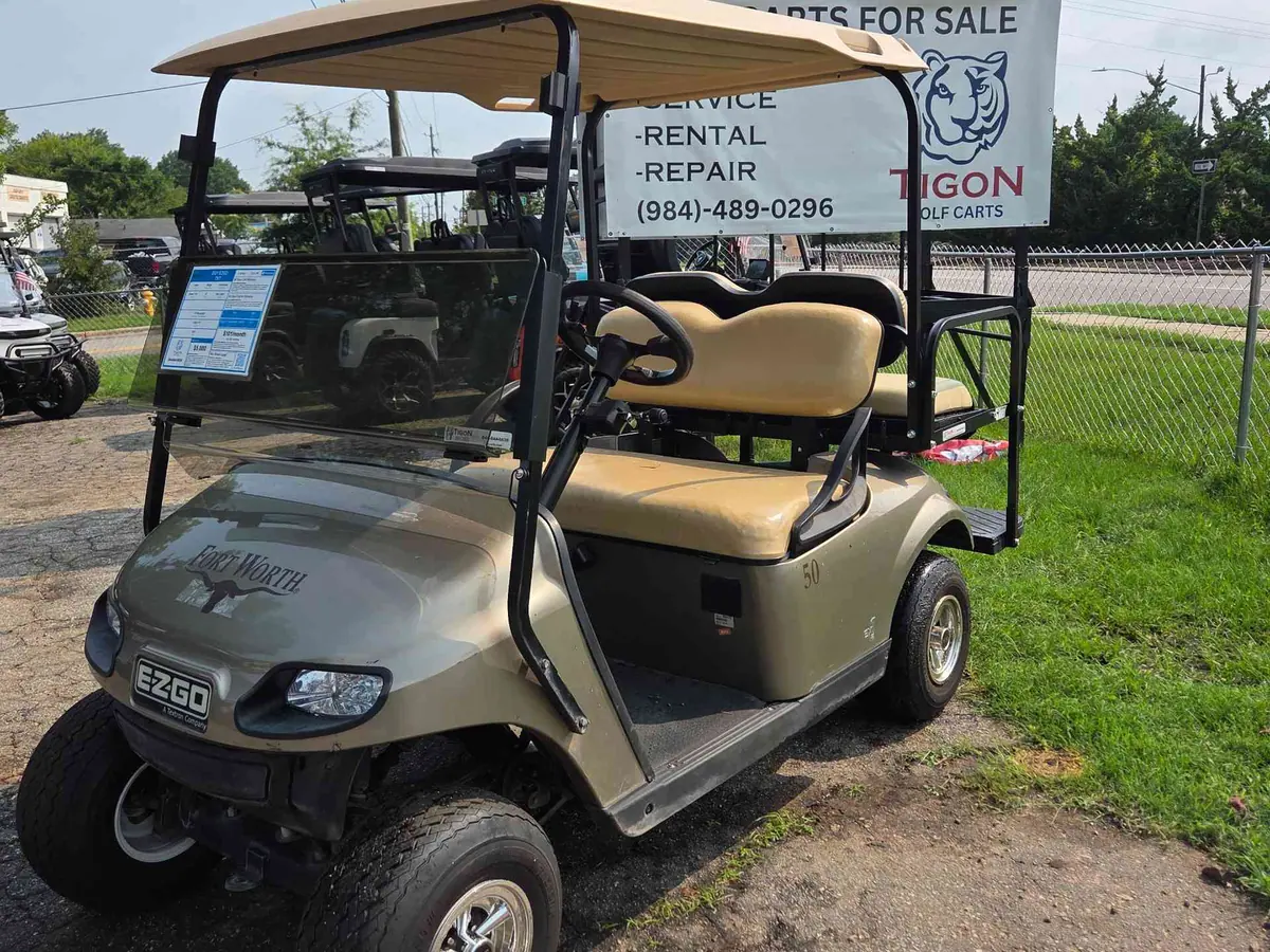 Used champane gas 2021 EZGO TXT golf cart for sale in Raleigh, NC