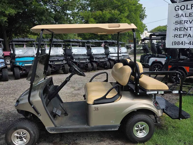 Used champane gas 2021 EZGO TXT golf cart for sale in Raleigh, NC — photo 2